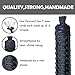 Enhanced Version Paracord Door Limiting Straps Heavy Duty Straps 550 Pound Strength Durable Swing Limiter for Jeep Wrangler Door Strap Replacement Accessories CJ YJ TJ JK (Pack of 2,Black)