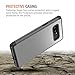Galaxy Note 8 Case Holster, Trianium [Duranium Series] Heavy Duty Protective Cover with Belt Clip and Kickstand for Samsung Note 8 Phone [Extreme Protection] (Gunmetal)
