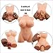 SHEQU Sex Love Doll Male Masturbator- 3D Realistic Male Sex Dolls with Breasts Butt Tight Vigrin Pussy Ass Silicone Adult Toys for Men Sexual Pleasure Masturbation (Sexy Maggie)