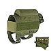 Adjustable Tactical Buttstock Rifle Cheek Rest Pouch Holder for .308 - .300winmag (Army Green)