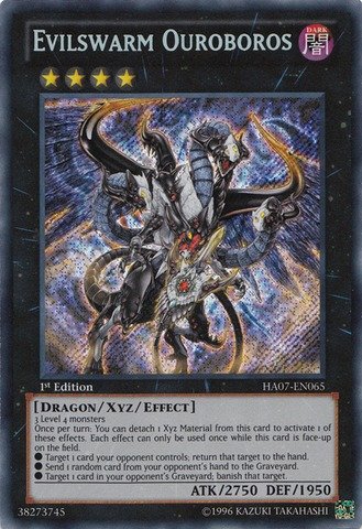 Yu-Gi-Oh! - Evilswarm Ouroboros (HA07-EN065) - Hidden Arsenal 7: Knight of Stars - Unlimited Edition - Secret Rare