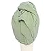 Aquis Microfiber Hair Towel, Celadon (19 x 39-Inches)