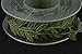 Fowod Leaf Ribbon, 17 Yard / 50 Feet Roll, 1 inch Width, Dark Green