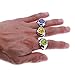 WEKA 10Pcs Metal Rings Full Set Metal AKATSUKI Member Ring Kid Japanese Ninja Cosplay Toy