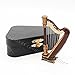 Odoria 1/12 Miniature Harp Dollhouse Musical Instruments Accessories