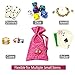 CZYY Drawstring Bag PU Leather Dice Pouch Perfect for RPG, D&D, Game (Rose)