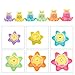 Yansion Baby Stacking Bath Toys Nesting Cups Toddler Water Playing Octopus Rain Educational Toy