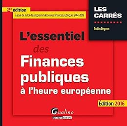 L' essentiel des finances publiques à l'heure européenne