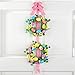 Double Easter Egg Wreath with Ribbon
