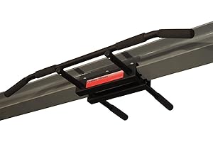 Firstlaw Fitness - 600 LBS Weight Limit - I-Beam Pull Up Bar - Long Bar with Bent Ends - Durable Rubber Grips - RED Label - Made in The USA!