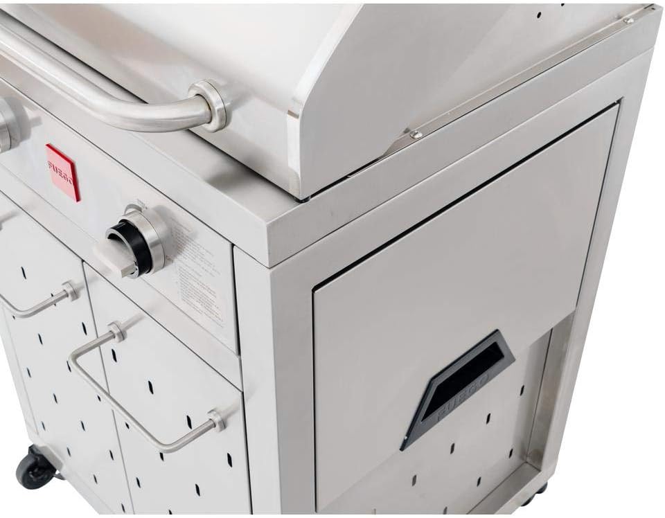 review Fuego Premium 3-Burner Propane Grill in Stainless Steel