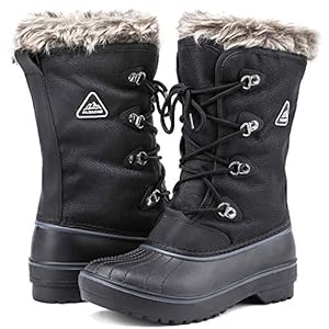 ALEADER Women’s Warm Faux Fur Lined Mid Calf Winter Snow Boots