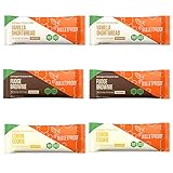 Bulletproof Collagen Protein Bars 6 Pack, Variety, 2 Fudge Brownie, 2 Lemon Cookie, 2 Vanilla Shortbread