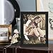 Adeco Decorative Black Wood Collage Picture Photo Frame for Wall Hanging or Table Top, 6 x 8-Inch