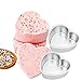 Metal Bath Bomb Mold Hearts (Hearts 2 PCs)