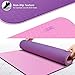 Dralegend Yoga Mat Exercise Fitness Mat – High Density Non-Slip Workout Ma for Yoga, Pilates & Exercises, Anti – Tear, Sweat – Proof, Classic 1/4 Inchthumb 2