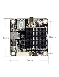 Transmisor FPV conmutable de largo alcance inalámbrico de 5,8 GHz 250 500 1000 mW con MMCX y FC Uart