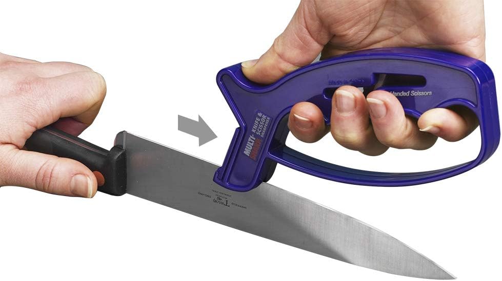 MultiSharp 1901 2 in 1 MultiPurpose Knife and Scissor Blade Sharpener