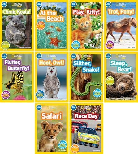 National Geographic Kids Animals Set : Jump, Pup! Peek, Otter! Go