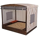 KidKraft Wooden and Canvas Outdoor Cabana Sandbox