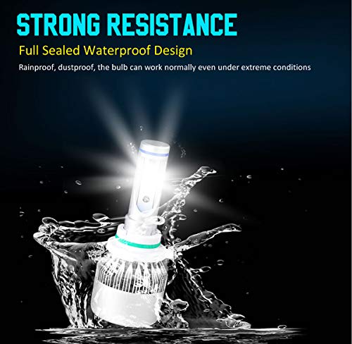 LASFIT Fog Lights for 2004-2022 Ford F150 F250 F350, 9145 9140 H10 LED Fog Light Bulbs 6000K Cool White Replacement Bulb, Plug and Play