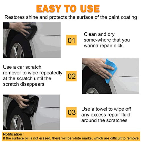 Multipurpose Scratch Remover Cloth [2 Pack], 2020 Upgraded Car Paint