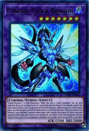 Yu-Gi-Oh! - Cyberse Clock Dragon - SOFU-EN034 - Soul Fusion - Unlimited Edition - Ultra Rare