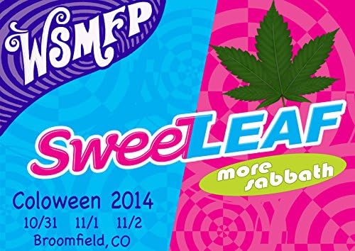 WSMFP Sweetleaf Sticker Coloween 2014 Broomfield 5.65x4