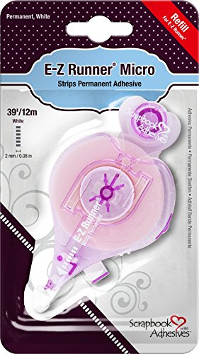 Scrapbook Adhesivesby 3L 01237-MP Double Sided E-Z Runner Micro Strips Adhesive', 42' - Set of 6