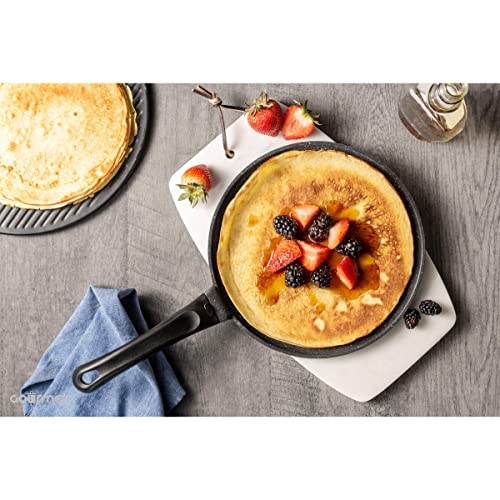 GOURMEX 10" Induction Cast Aluminum Crepe Pan PFOA Free Nonstick Pan