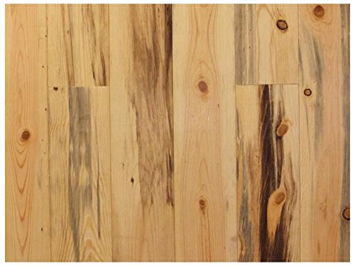 OLD WOOD UV-BSPP-TG-5.25 Fire-Reclaimed UV-Cured Rocky Mountain Ponderosa Pine Solid Wood Flooring