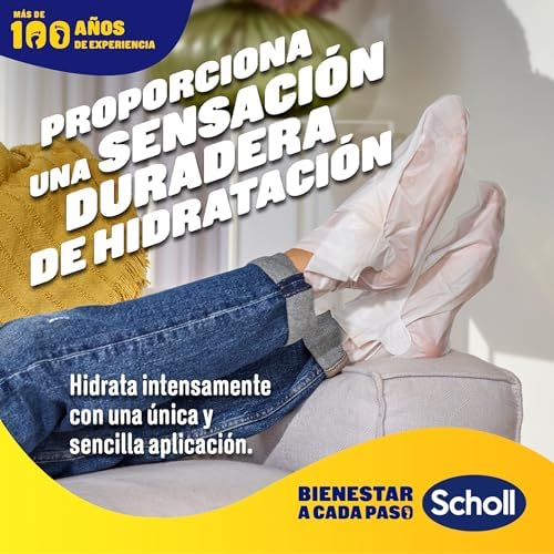 PediMask, Mascarilla para Pies Suaves con Miel de Manuka, Urea y Karité, Hidratación Profunda, Calcetines para Pies con Callos, Durezas y Grietas, Embalaje y Mascarilla Reciclables, 4 Pz