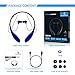 SoundPEATS Bluetooth Neckband Headset Stereo Wireless Sport Headphones for Running with Microphone (10 Hours Talk Time, Bluetooth 4.1, Noise Cancelling, Sweatproof) Q800 - Blue