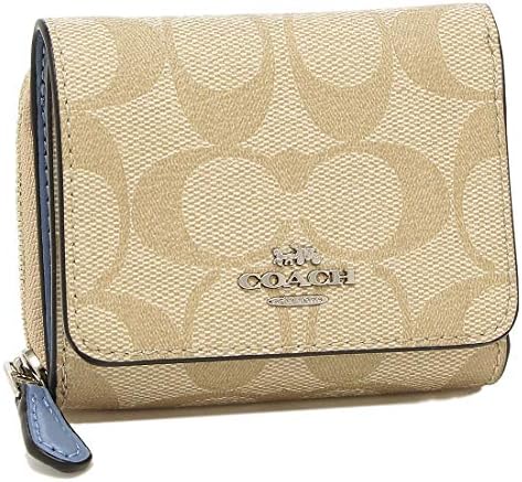 [コーチ]折財布 アウトレット レディース COACH 41302 SVQNQ ライトカーキ ライトブルー [並行輸入品]