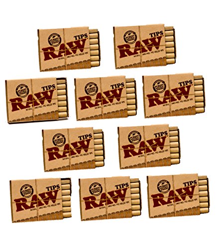 Raw rolling papers cigarette filter pre-rolled tips (10…