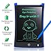 MYMAHDI LCD Writing Tablet, 8.5 inch Doodle Board, Electronic Drawing & Writing Board, with Smart Writing Stylus for Kids Gifts, School,Office, Fridge or Family Memo, Blue