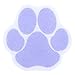 SlipX Solutions Adhesive Paw Print Bath Treads Add Non-Slip Traction to Tubs, Showers, Pools, Boats, Stairs & More (6 Pieces, Reliable Grip, Purple)