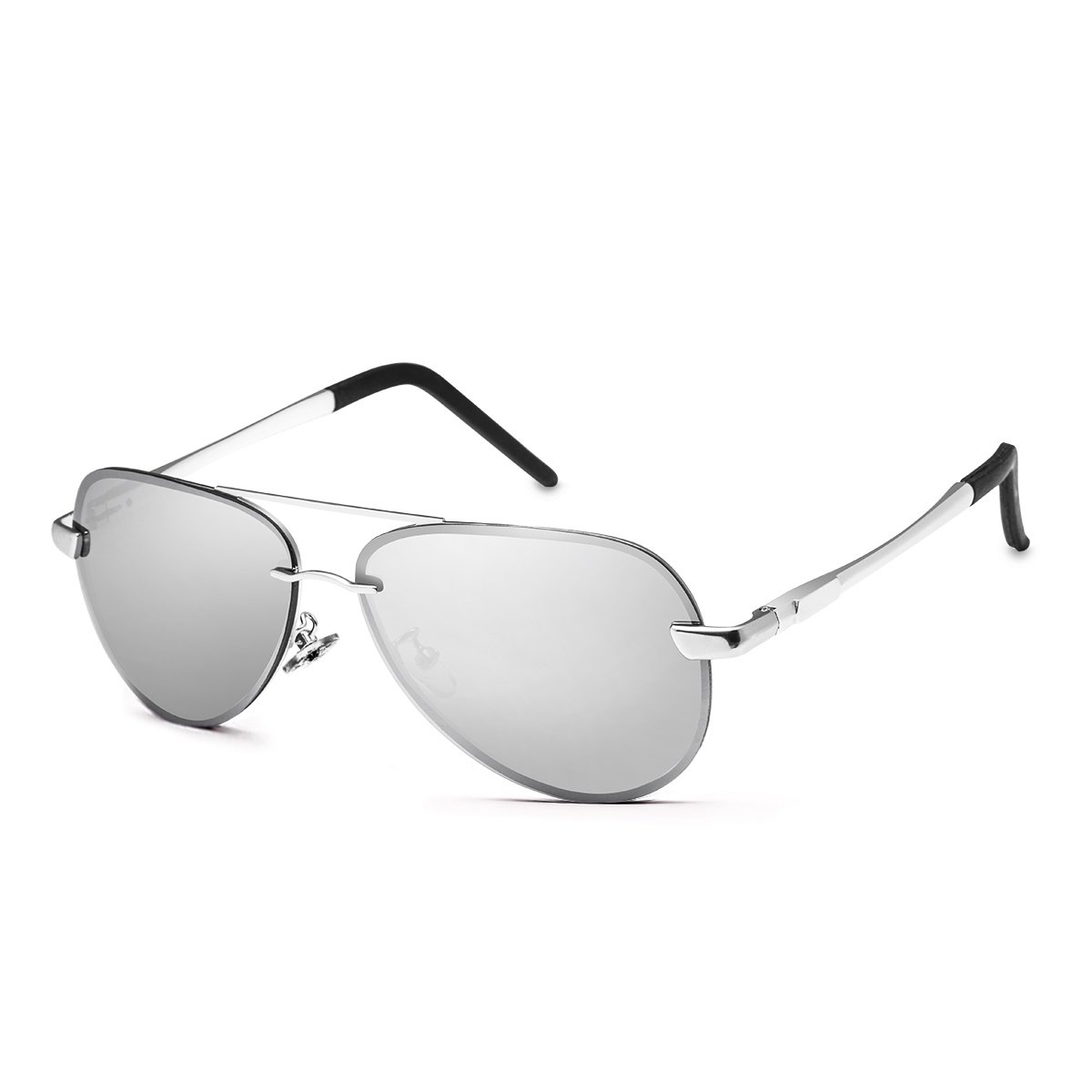 Aviator Sunglasses WISH CLUB polarized sunglasses Men\'s Retro Designer Shades UV400 Lens Outdoor Unisex Sun Glasses