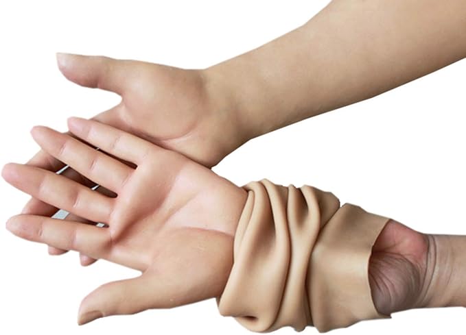 Hautfarbene handschuhe