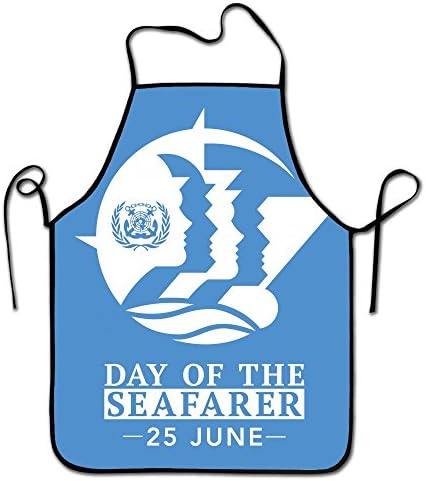 liubajsdj-Unisex Kitchen Apron Without Pockets,Adjustable Waist Straps And Comfortable For Cooking,Crafting,BBQ,Baking-The Sea Farer