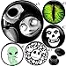00 plugs ears gauges 00g plugs tunnels double flared Nightmare before christmas 00 gauge 00g 10mm