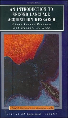 Introduction To Second Language Acquisition Research 1st - 