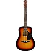 Fender CC-60S Concert Acoustic Guitar, with 2-Year Warranty, 3-Color Sunburst
