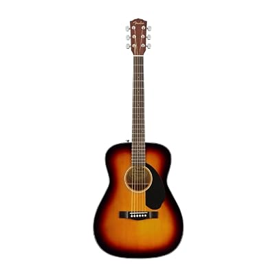Fender CC-60S Concert Acoustic Guitar, with 2-Year Warranty, 3-Color Sunburst