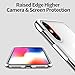 iPhone X Clear Case, WLKSUS Clear Slim Premium Hybrid TPU Anti-Scratch Bumper Cover for Apple iPhone X (Silver)