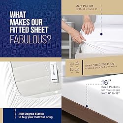 Comfy’s Egyptian Cotton Bed Sheets