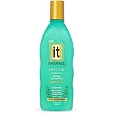 IT Naturals Argan Oil 12-In-One Amazing Shine Shampoo, 10.2oz - Repairs, Protects & Strengthen Hair Split Ends & Breakage - for All Hair Types - Moisturizing & Volumizing - Paraben Free