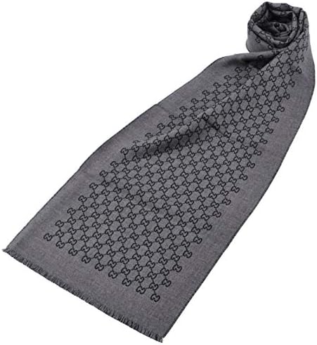 Amazon Gucci グッチ ストール メンズ Wool マフラー Piombo Nero 4g0 1160 並行輸入品 ストール マフラー 通販