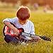 TWFRIC Kids Guitar Electric Battery Operated Toy Guitar Musical Instruments Educational Toy for Beginner Boys Girls Toddlers (21 Inch / Red)