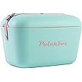 Retro Beach Cooler Vintage Picnic Lunch Box Bag Portable Cooler Travel Camping Hiking 90s Style Ice Chest
